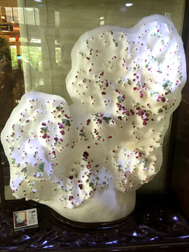 紅寶石 綠寶石 賞石 擺件