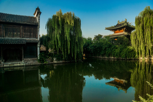 臺兒莊古城水景風(fēng)光