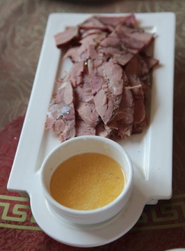 熟牛肉 蒜汁