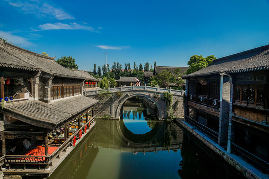 臺(tái)兒莊古城風(fēng)光