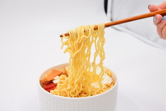 方便面泡面高清拍攝照片
