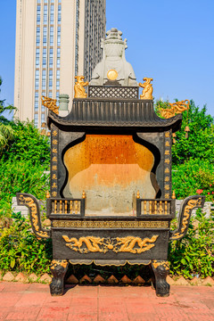 寺院燒香爐