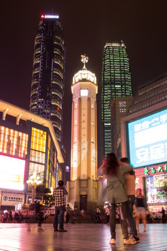 重慶解放碑夜景