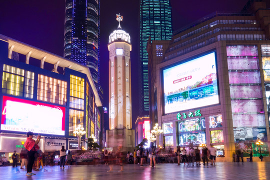 重慶解放碑夜景