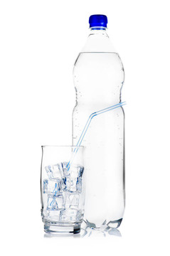 藍(lán)色塑料礦泉水瓶