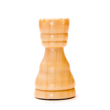 白色的棋子車