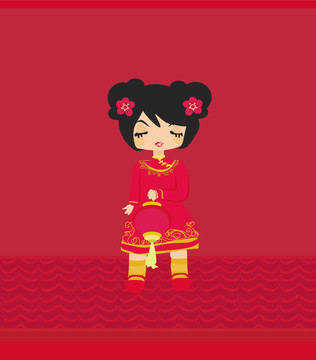 美麗的亞洲女孩