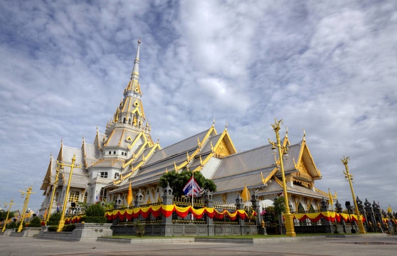 泰國寺廟白色教堂