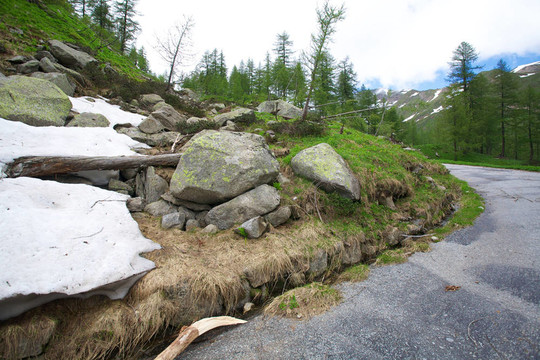 瑞士山區(qū)危險公路