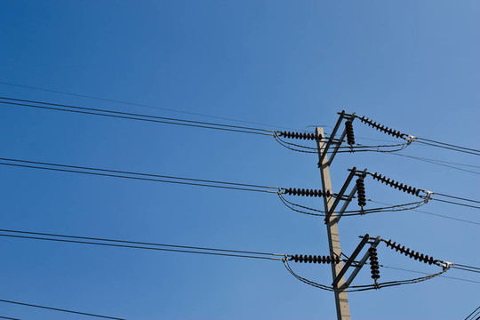 藍天電柱
