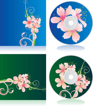 花卉套盤集