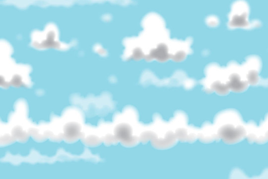 卡通的天空