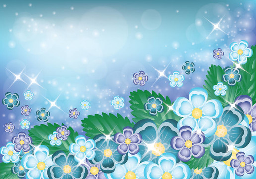 花旗；插畫