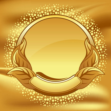 黃金背景黃金框架