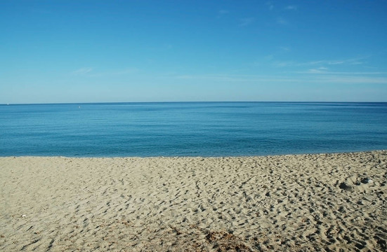 沙灘和大海