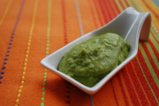 綠蠶豆霜