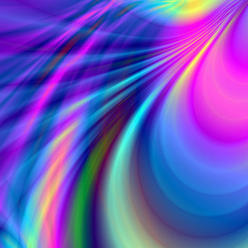 抽象的彩色波浪和宽广的图案