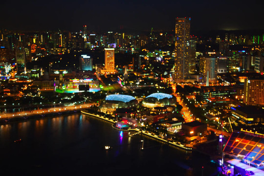 城市的燈光