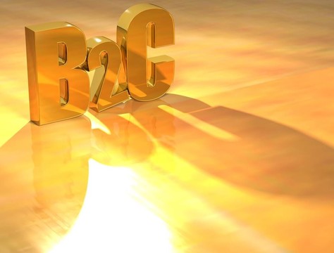 3d B2C黃金文字