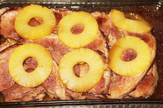 菠蘿烤火腿