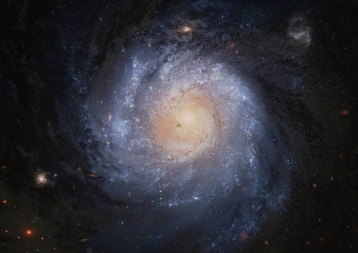 螺旋星系的視圖