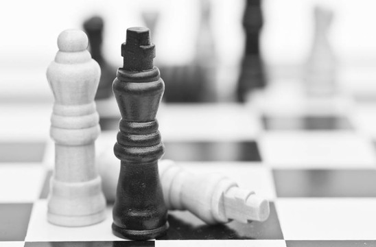 戰(zhàn)略商務(wù)概念應(yīng)用的棋局