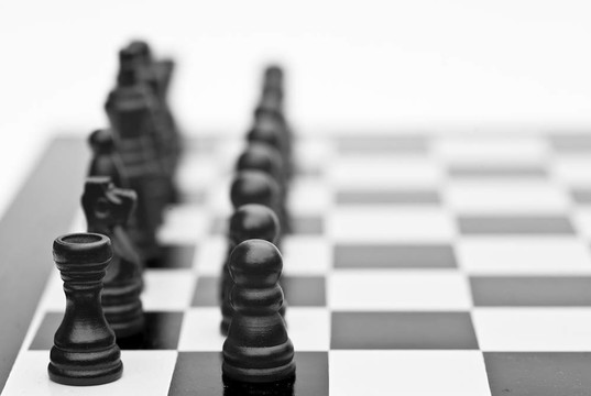戰(zhàn)略商務概念應用的棋局
