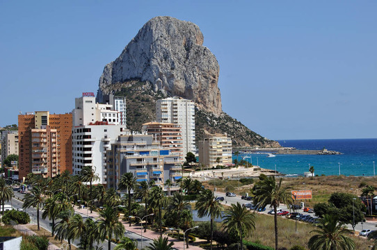 Calpe和Penon de Ifach