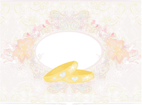 帶戒指的結(jié)婚請柬