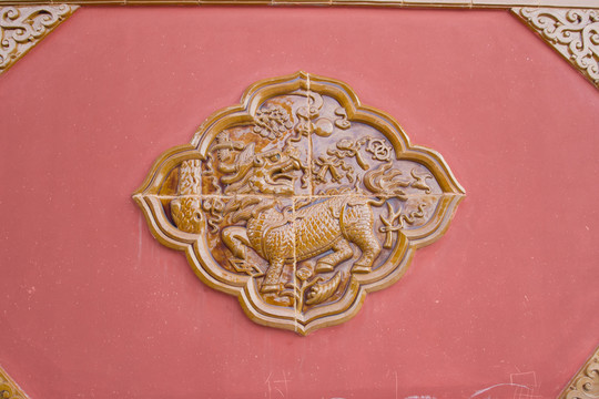 金天宮 影壁圖案