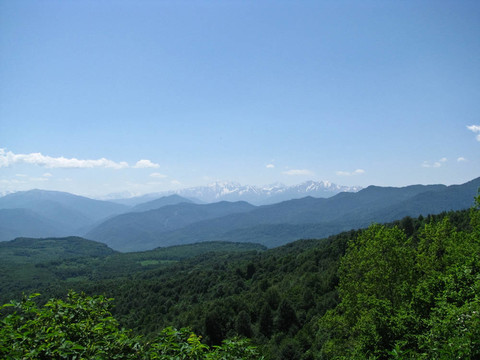 高加索自然保護區(qū)壯麗的山岳風(fēng)光