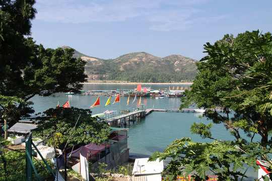 南丫島附近的香港