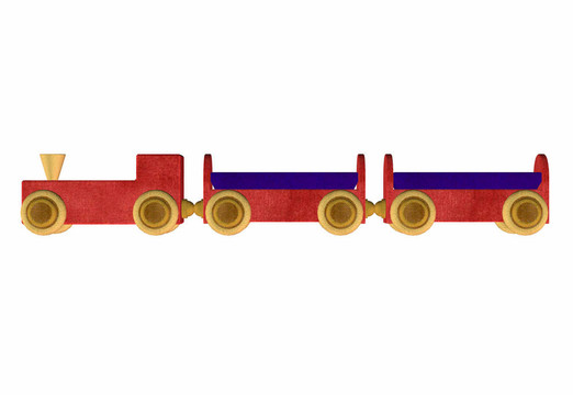 紅色的玩具火車