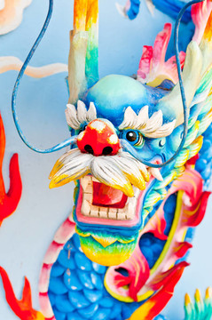 中國(guó)龍的雕像