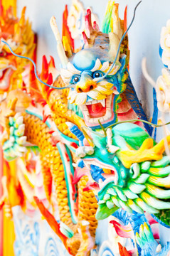 中國(guó)龍的雕像
