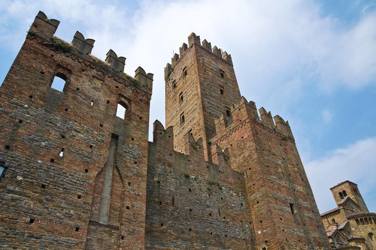 維迪城堡。公司arquato。Emilia Romagna。意大利.
