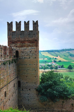 維迪城堡。公司arquato。Emilia Romagna。意大利.