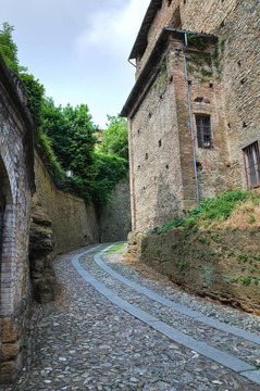 小巷。公司arquato。Emilia Romagna。意大利.