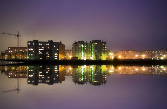 夜晚的城市