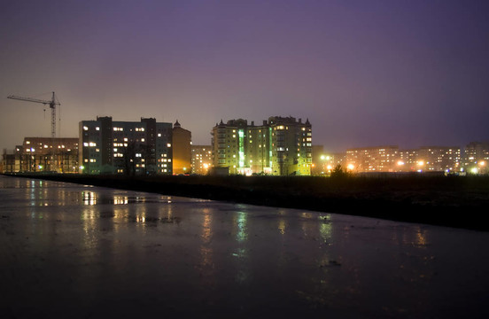 夜晚的城市