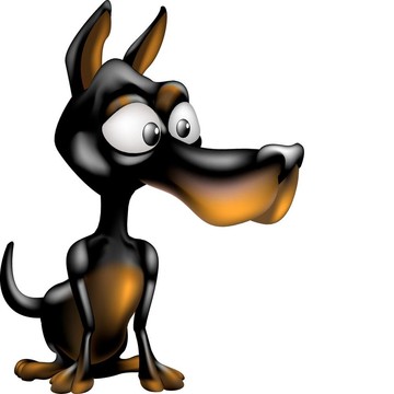 狗的插圖