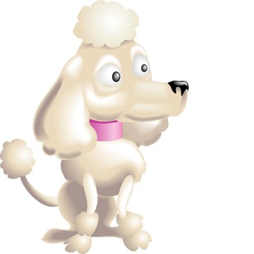 獅子狗的插圖