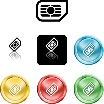 SIM卡圖標(biāo)符號(hào)