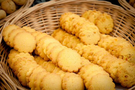 籃子里的圣誕餅干