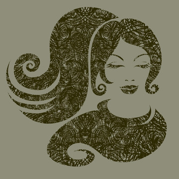 龍女人肖像