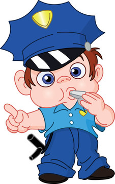 年輕的警察