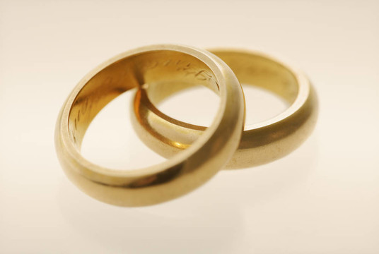 舊的結婚戒指