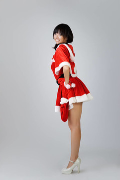 性感圣誕女郎