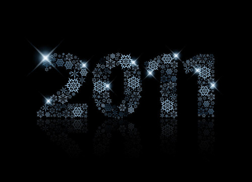 摘要圣誕/新年賀卡