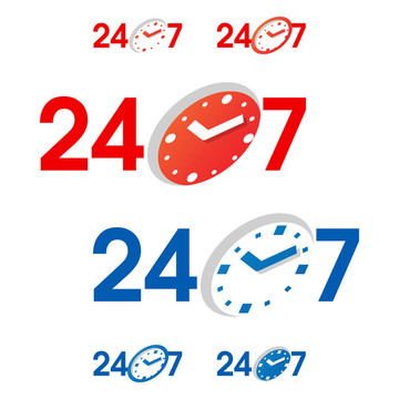 24 / 7符號